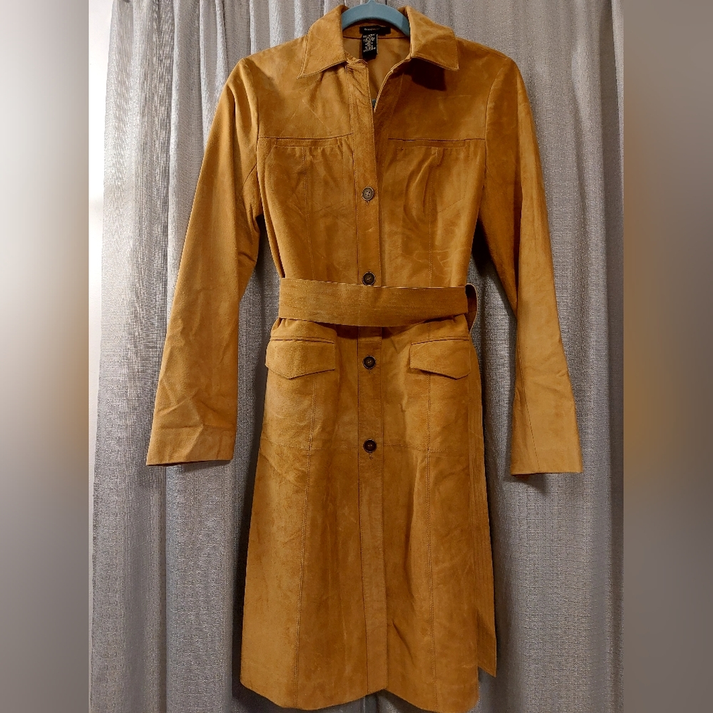 BCBGMaxazria Leather Coat